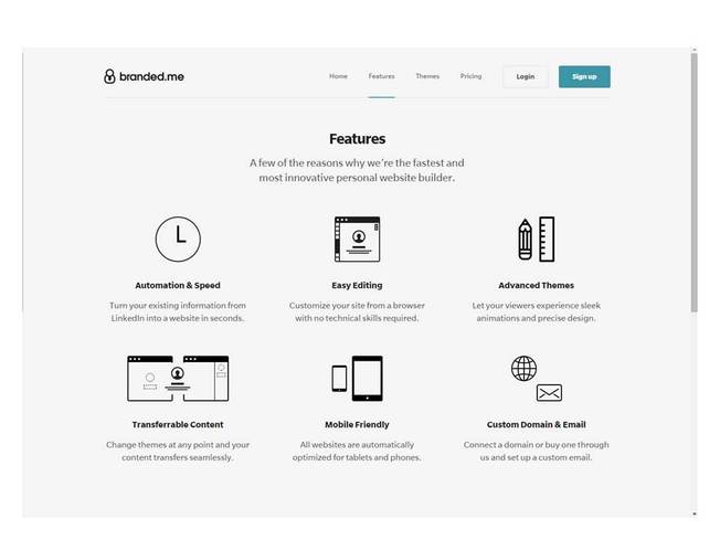 Brabded.me e sezioni LinkedIn