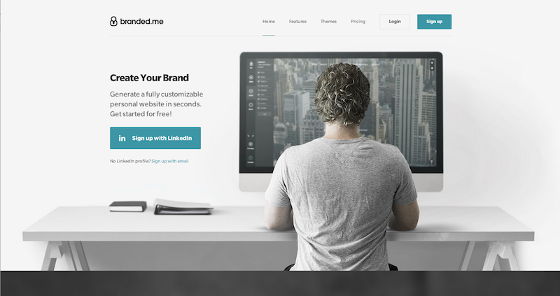 Branded.me sito web personale